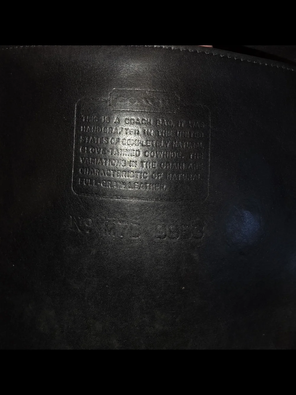 Coach 9953 BLACK Helen's LEGACY EXCELLENT VINTAGE CONDITION